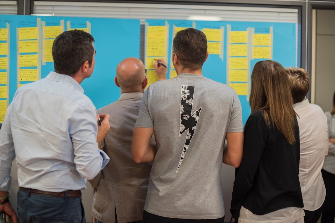 team brainstorming session