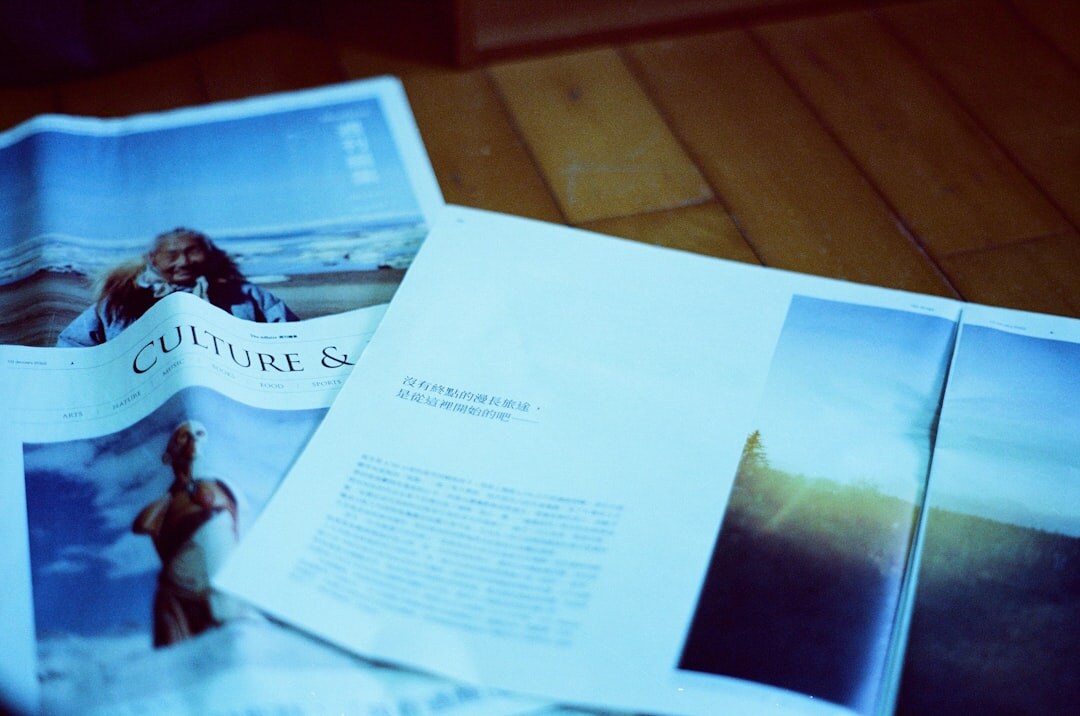 cultural magazine spread