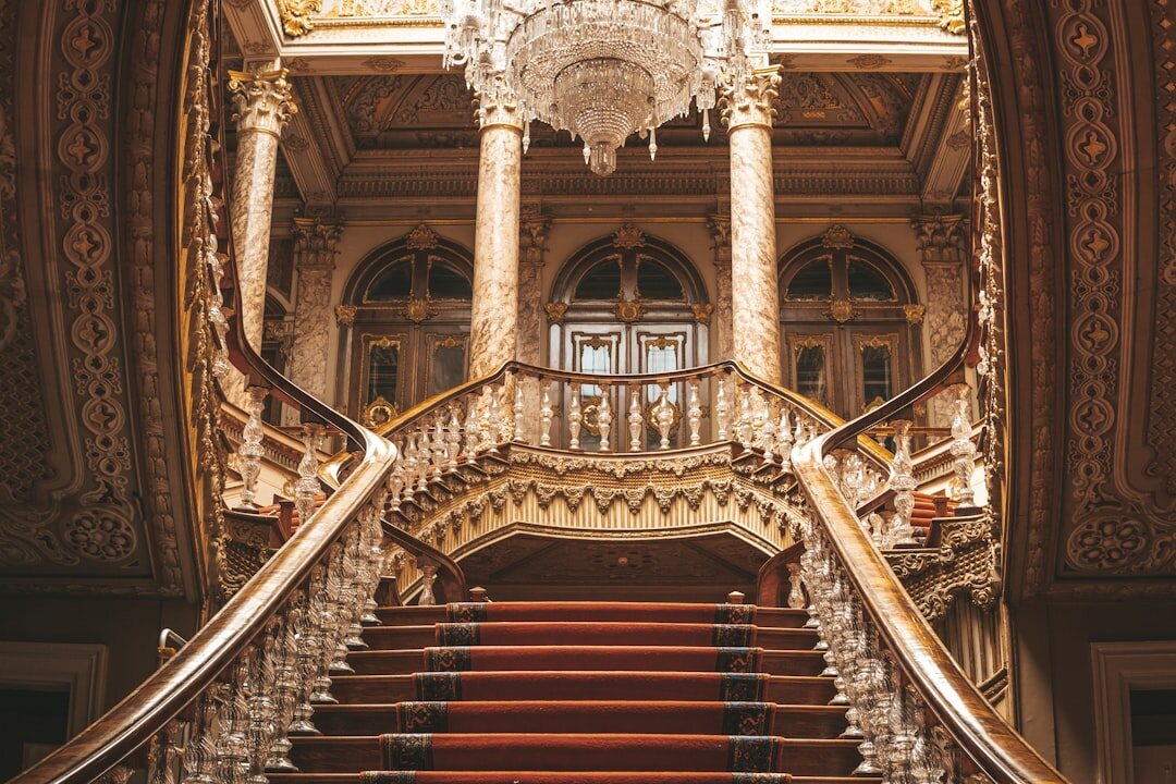 Ornate interior architecture of a historic opera house